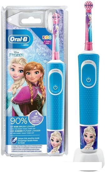 Электрическая зубная щетка Braun Oral-B Kids Frozen D100.413.2K - фото 1 - id-p216260313