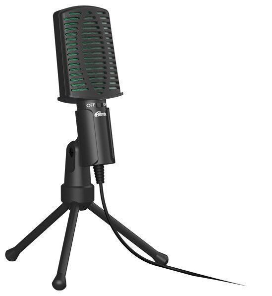 Настольный игровой микрофон RITMIX RDM-126 BLACK-GREEN - фото 3 - id-p216154694