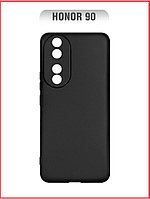 Чехол-накладка для Huawei Honor 90 (силикон) черный с защитой камеры