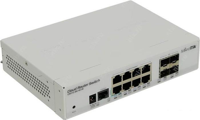 Коммутатор Mikrotik Cloud Router Switch [CRS112-8G-4S-IN]