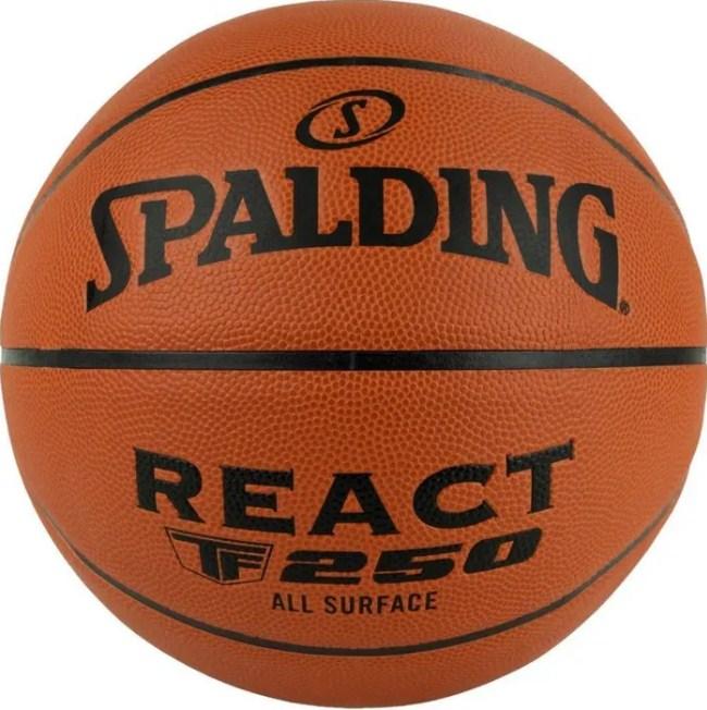 Мяч баскетбольный Spalding TF-250 React р. 7 (арт. 76-801Z) - фото 1 - id-p213129577