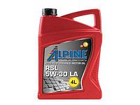 Автомобильное масло моторное синтетическое Alpine RSL 5W-30LA 4л 0100309 синтетика для легковых авто