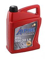 Масло моторное синтетическое Alpine RSL 5W-30LA 5 литров 0100302 синтетика для легковых авто