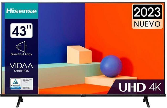 HISENSE 43A6K SMART - фото 1 - id-p216380811