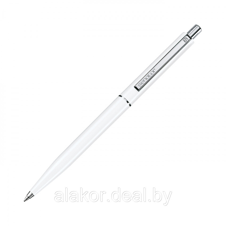 Ручка шариковая автоматическая Senator Point X20, синяя, корпус белый, 1мм - фото 1 - id-p216454888