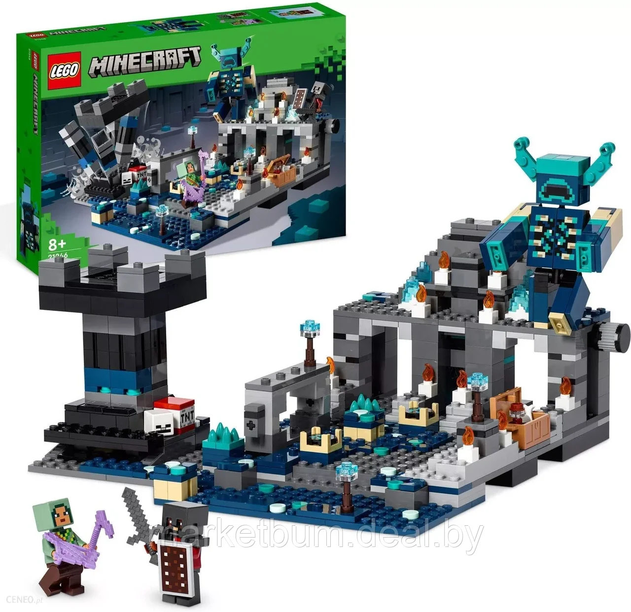 Конструктор LEGO Minecraft 21246, Битва в темной глубине - фото 1 - id-p216454583