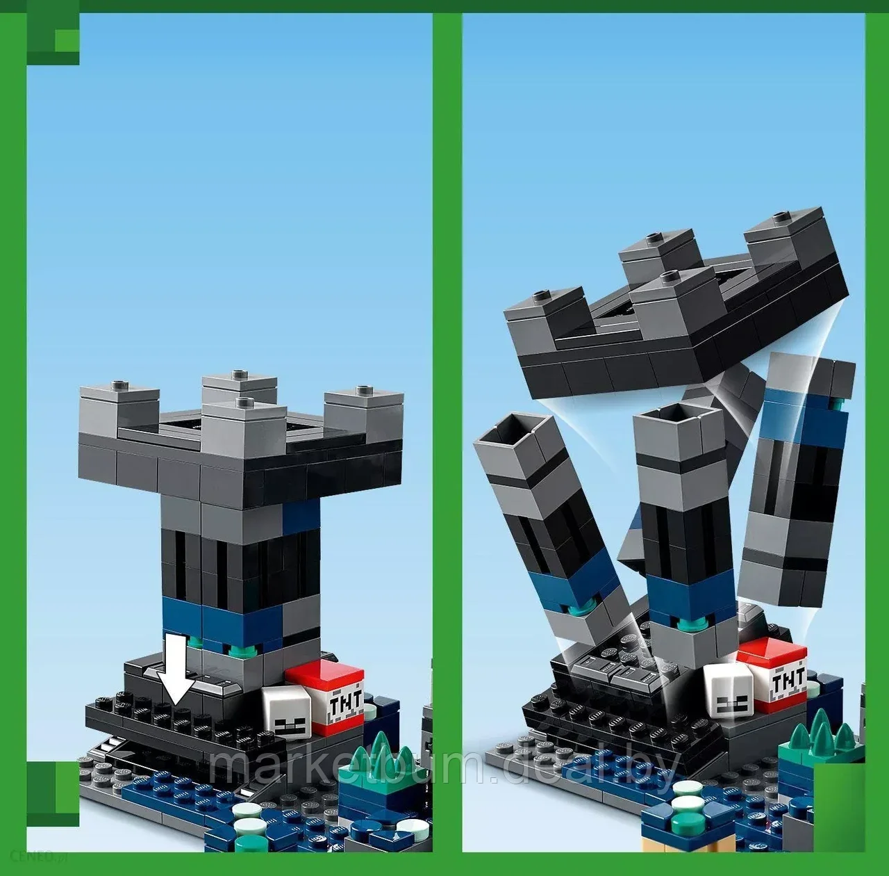 Конструктор LEGO Minecraft 21246, Битва в темной глубине - фото 5 - id-p216454583