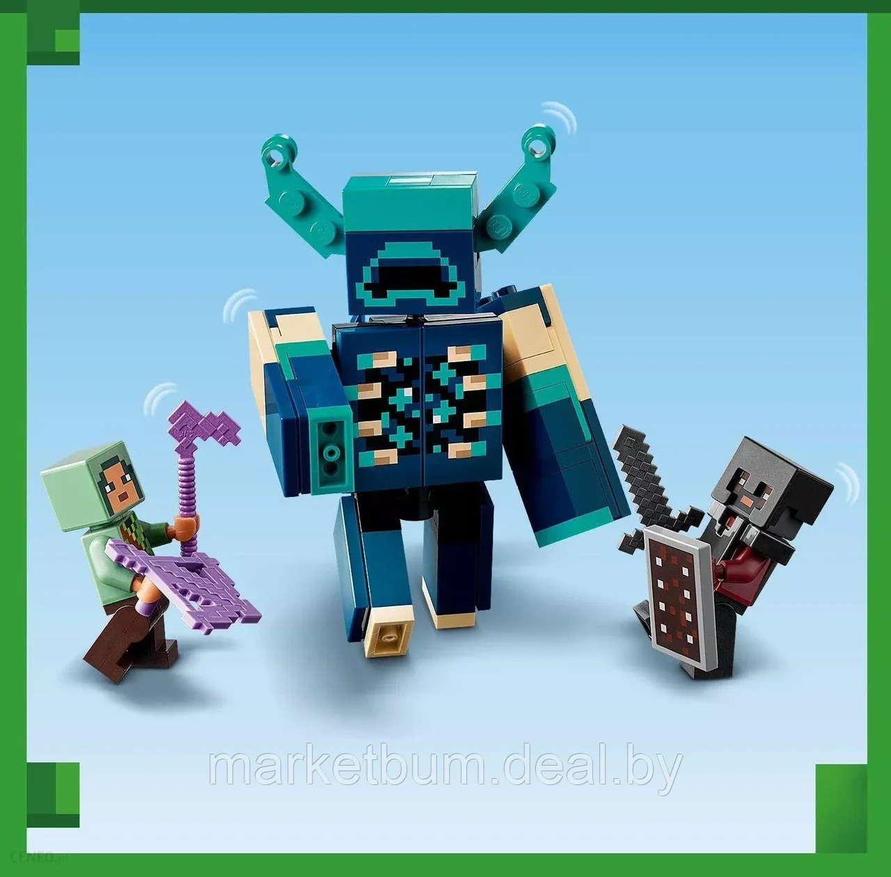 Конструктор LEGO Minecraft 21246, Битва в темной глубине - фото 6 - id-p216454583