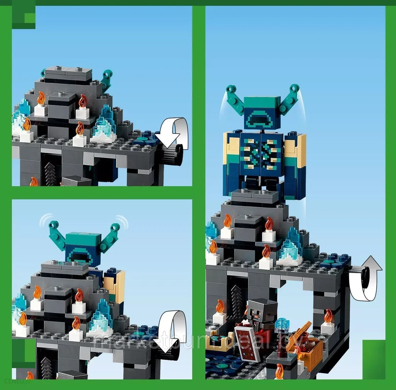 Конструктор LEGO Minecraft 21246, Битва в темной глубине - фото 7 - id-p216454583