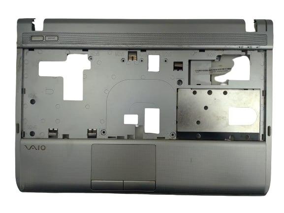 Верхняя часть корпуса (Palmrest) Sony Vaio VPCY11M1R с тачпадом, серебристый (с разбора)