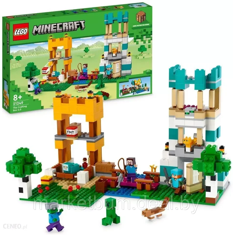 Конструктор LEGO Minecraft 21249 Творческая мастерская 4.0 - фото 1 - id-p216457786