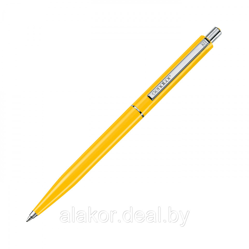 Ручка шариковая автоматическая Senator Point X20, синяя, корпус желтый, 1мм - фото 1 - id-p216459316