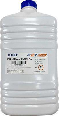 Тонер CET PK210, для Kyocera Ecosys P6230cdn/6235cdn/7040cdn, голубой, 500грамм, бутылка - фото 1 - id-p213132412