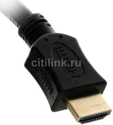 Кабель соединительный аудио-видео PREMIER 5-813, HDMI (m) - HDMI (m) , ver 1.4, 20м, GOLD, ф/фильтр, черный - фото 2 - id-p213141013