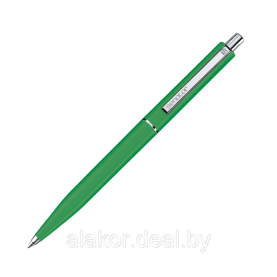 Ручка шариковая автоматическая Senator Point X20, синяя, корпус светло-зеленый, 1мм - фото 1 - id-p216460423
