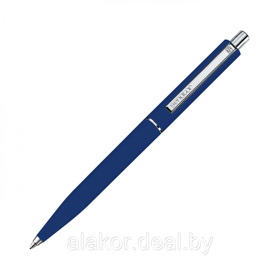 Ручка шариковая автоматическая Senator Point X20, синяя, корпус темно-синий, 1мм - фото 1 - id-p216461728