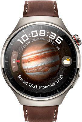 Смарт-часы Huawei Watch 4 Pro Medes-L19L, 1.5", серебристый / темно-коричневый [55020apb] - фото 4 - id-p213146527