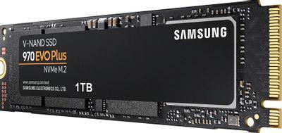 SSD накопитель Samsung 970 EVO Plus MZ-V7S1T0B/AM 1ТБ, M.2 2280, PCIe 3.0 x4, NVMe, M.2 - фото 3 - id-p215431173