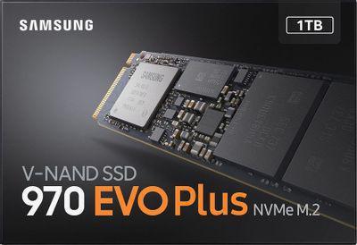 SSD накопитель Samsung 970 EVO Plus MZ-V7S1T0B/AM 1ТБ, M.2 2280, PCIe 3.0 x4, NVMe, M.2 - фото 6 - id-p215431173