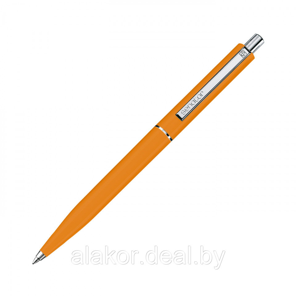 Ручка шариковая автоматическая Senator Point X20, синяя, корпус оранжевый, 1мм - фото 1 - id-p216462717