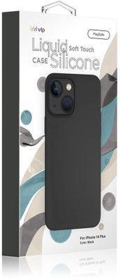 Чехол (клип-кейс) VLP 1051008, для Apple iPhone 14 Plus, черный - фото 2 - id-p215507463