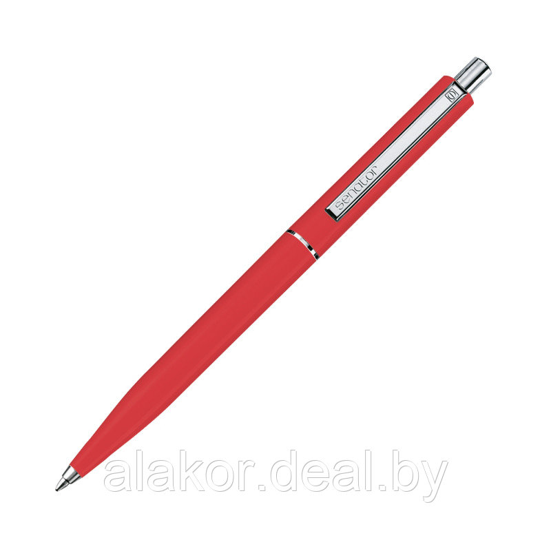 Ручка шариковая автоматическая Senator Point X20, синяя, корпус красный, 1мм - фото 1 - id-p216462933