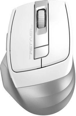 Мышь A4TECH Fstyler FB35CS, оптическая, беспроводная, USB, белый и серый [fb35cs usb icy white] - фото 1 - id-p215329205