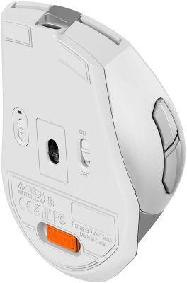 Мышь A4TECH Fstyler FB35CS, оптическая, беспроводная, USB, белый и серый [fb35cs usb icy white] - фото 7 - id-p215329205