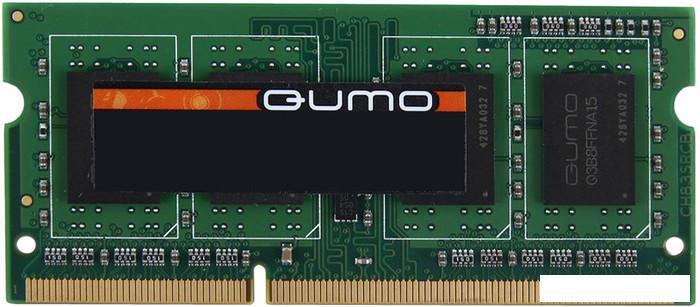 Оперативная память QUMO 4GB SO-DIMM DDR3 PC3-10600 (QUM3S-4G1333K9) - фото 1 - id-p216162070