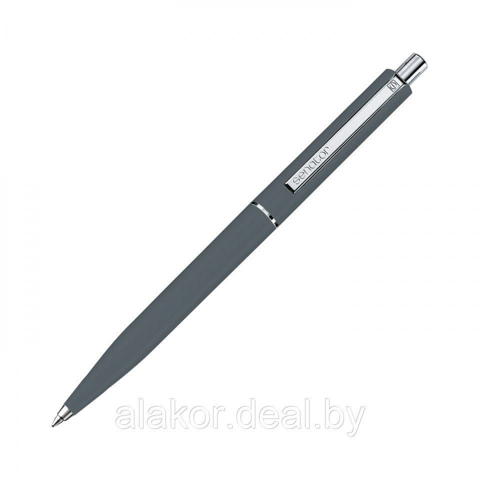 Ручка шариковая автоматическая Senator Point X20, синяя, корпус серый, 1мм - фото 1 - id-p216463426