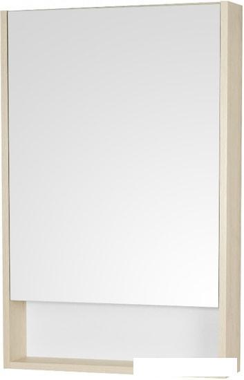 Мебель для ванных комнат Акватон Шкаф с зеркалом Сканди 55 1A252102SDB20 (белый/дуб верона) - фото 1 - id-p215978787