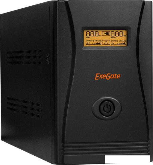 Источник бесперебойного питания ExeGate SpecialPro Smart LLB-2000.LCD.AVR.EURO.RJ.USB