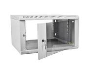 Шкаф коммутационный ЦМО ШРН-Э-12.500-9005 настенный, стеклянная передняя дверь, 12U, 600x520 мм