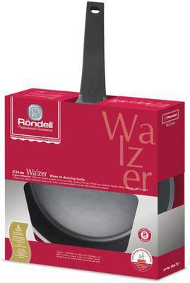 Сковорода Rondell Walzer 0767-RD-01, 24см, без крышки, черный - фото 6 - id-p214506907