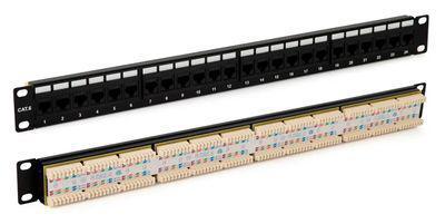 Патч-панель Hyperline (PP3-19-48-8P8C-C6-110D) 19" 2U 48xRJ45 кат.6 UTP - фото 2 - id-p214507096