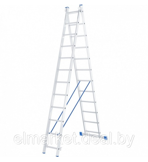 Лестница Сибртех двухсекционная 2х12 ступеней - фото 1 - id-p216460888