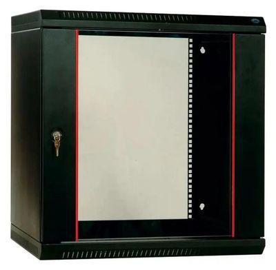Шкаф коммутационный ЦМО ШРН-Э-18.650-9005 настенный, стеклянная передняя дверь, 18U, 600x930x650 мм - фото 1 - id-p215524904