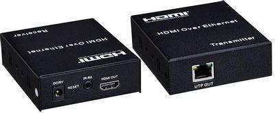 Набор адаптеров аудио-видео PREMIER 5-877-2, HDMI (f) - RJ45 , ver 1.4, черный - фото 1 - id-p215524973