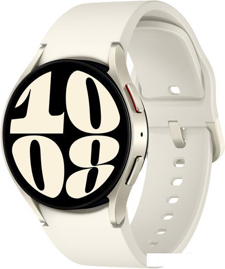 Умные часы Samsung Galaxy Watch6 40 мм (белое золото) - фото 1 - id-p215672224