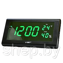 Большие настенные электронные часы  LED CLOCK VST-795S Крупные Цифры Цвет подсветки :зеленый , белый