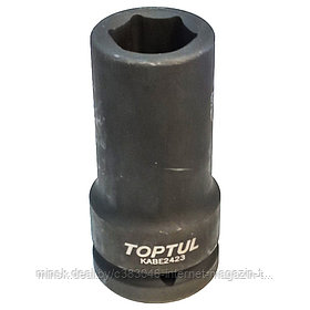Торцовая головка ударная 23 мм (3/4", глубокая) TOPTUL (KABE2423)