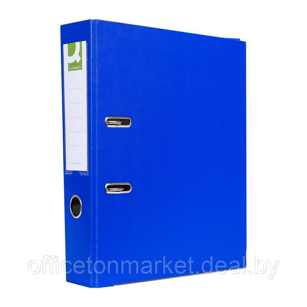 Папка-регистратор "Q-Connect ПВХ Эко", A4, 75 мм, синий - фото 1 - id-p216481006