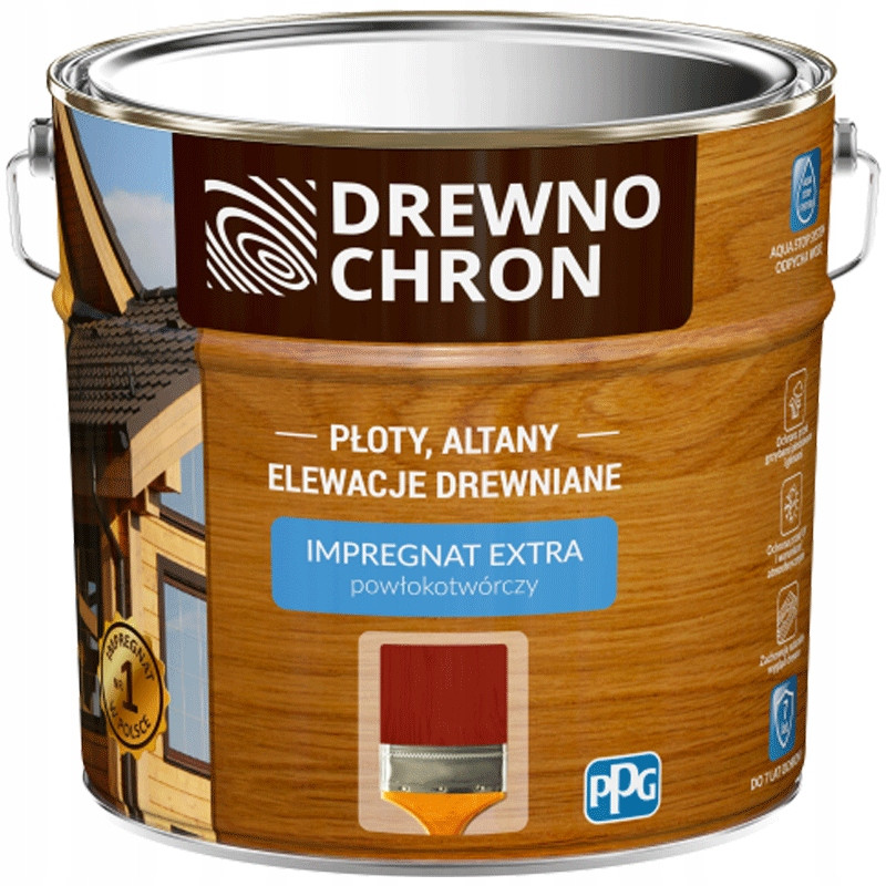 Пропитка пленкообразующая Drewnochron 0,75 л., орех темный