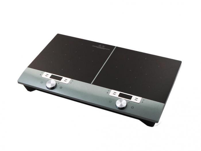 Настольная инфракрасная электрическая плита Kitfort электроплитка двухкомфорочная кухонная плитка - фото 1 - id-p216343456