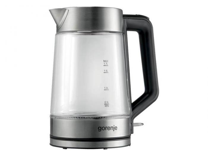 Чайник электрический стеклянный Gorenje K17GED 1.7L - фото 1 - id-p216010443