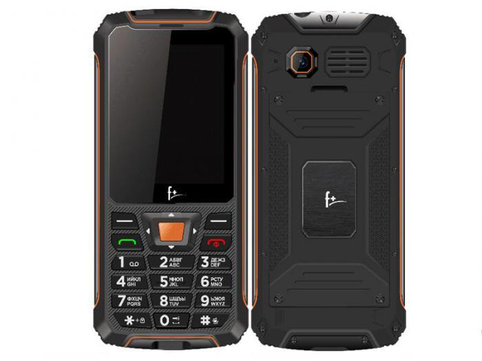 Кнопочный сотовый телефон F+ R280 Black-Orange - фото 1 - id-p216343770