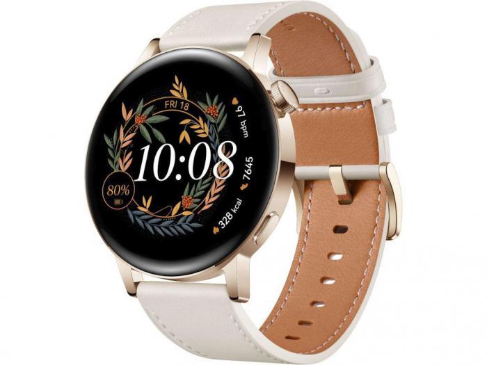 Умные спортивные сенсорные взрослые смарт часы Huawei GT 3 MIL-B19 bluetooth Smart Watch электронные - фото 1 - id-p216010531
