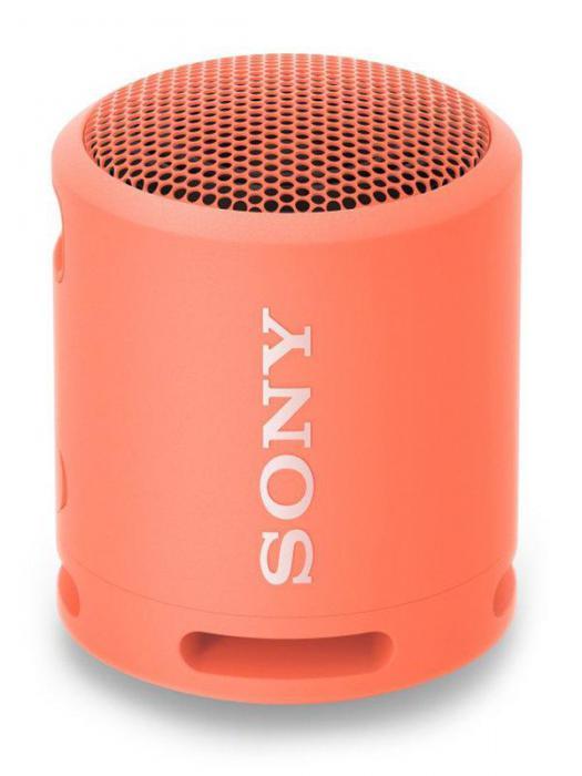 Портативная акустическая музыкальная блютуз мини колонка для улицы телефона велосипеда Sony SRS-XB13 розовая - фото 1 - id-p216010536