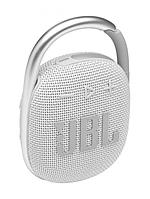 Маленькая блютуз портативная колонка JBL Clip 4 White JBLCLIP4WHT беспроводная Bluetooth