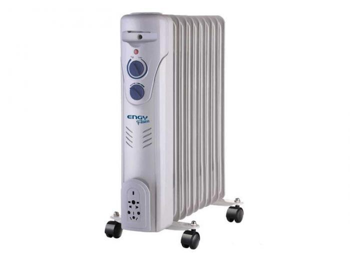 Обогреватель масляный радиатор Engy EN-2309 Fusion электрический напольный бытовой для помещений дома дачи - фото 1 - id-p216010963